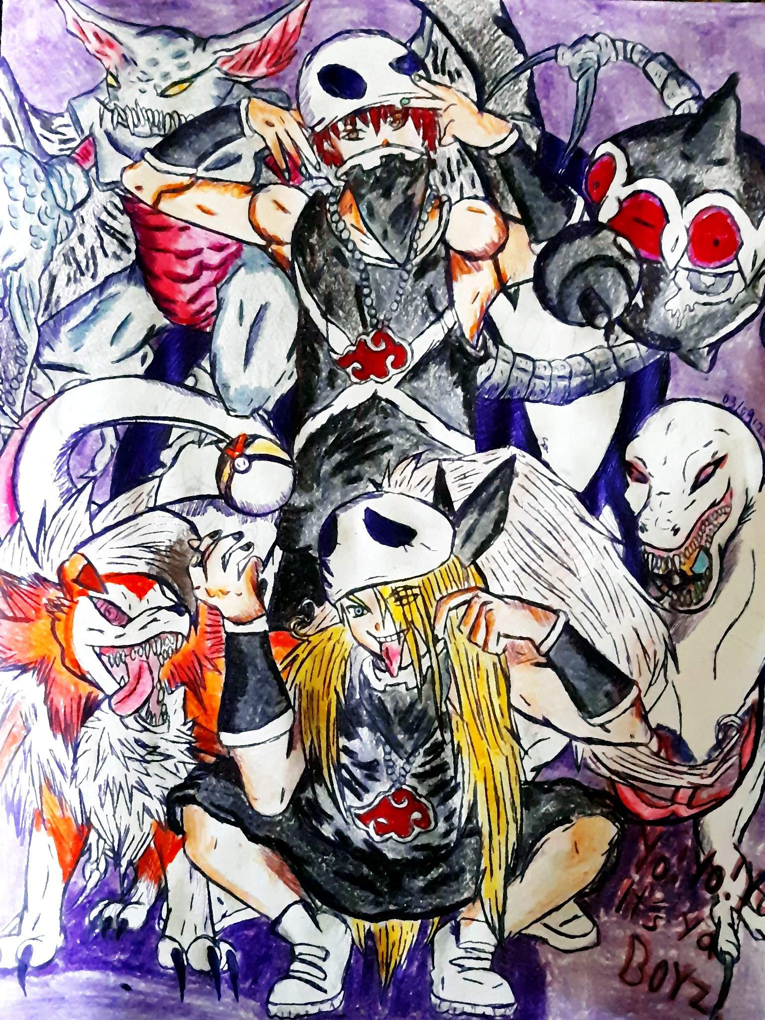 Akatsuki Pokemon Go Team Skull Grunts Naruto Amino