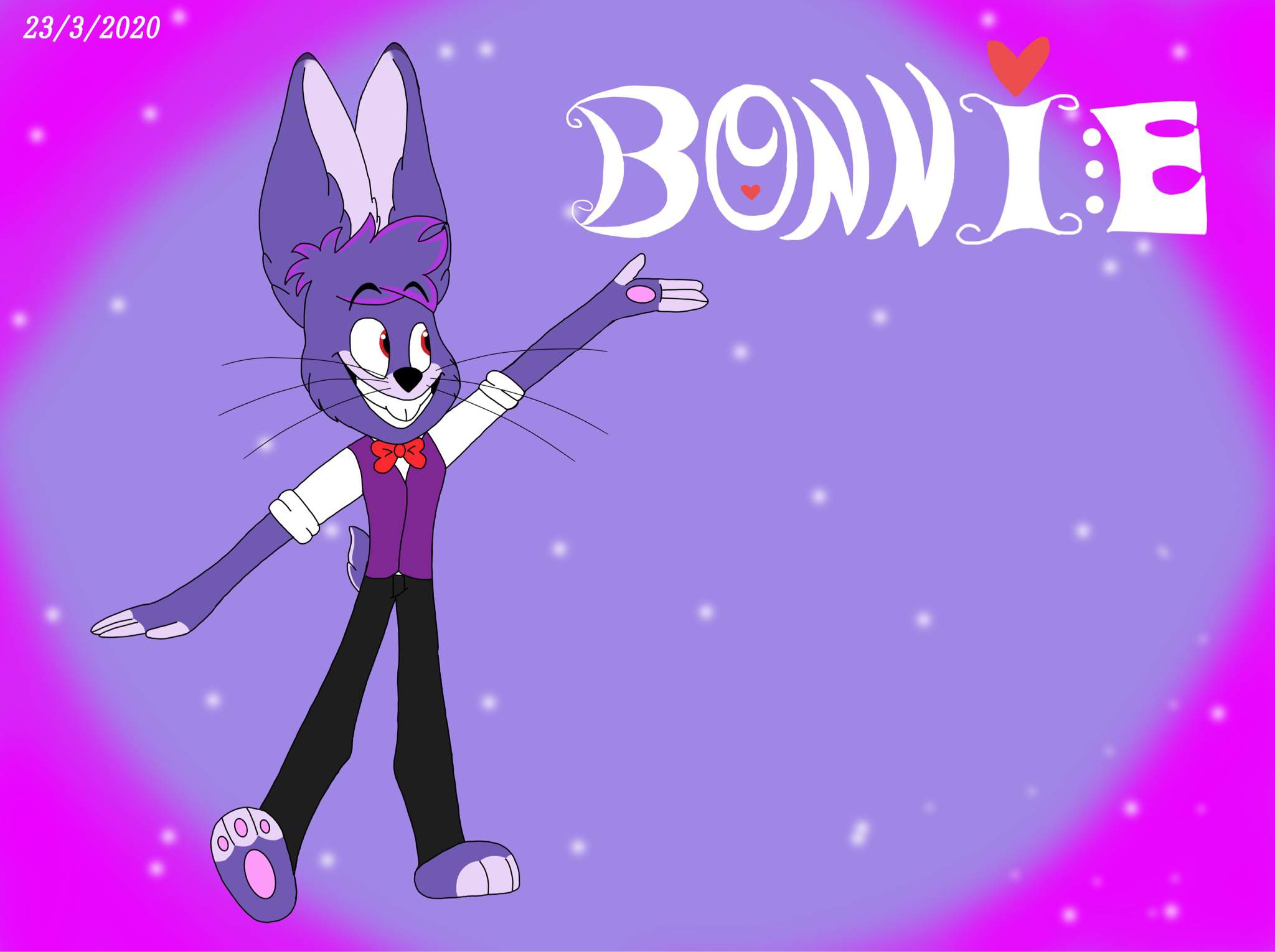 Bunny purple by bonnie Redbubble logo