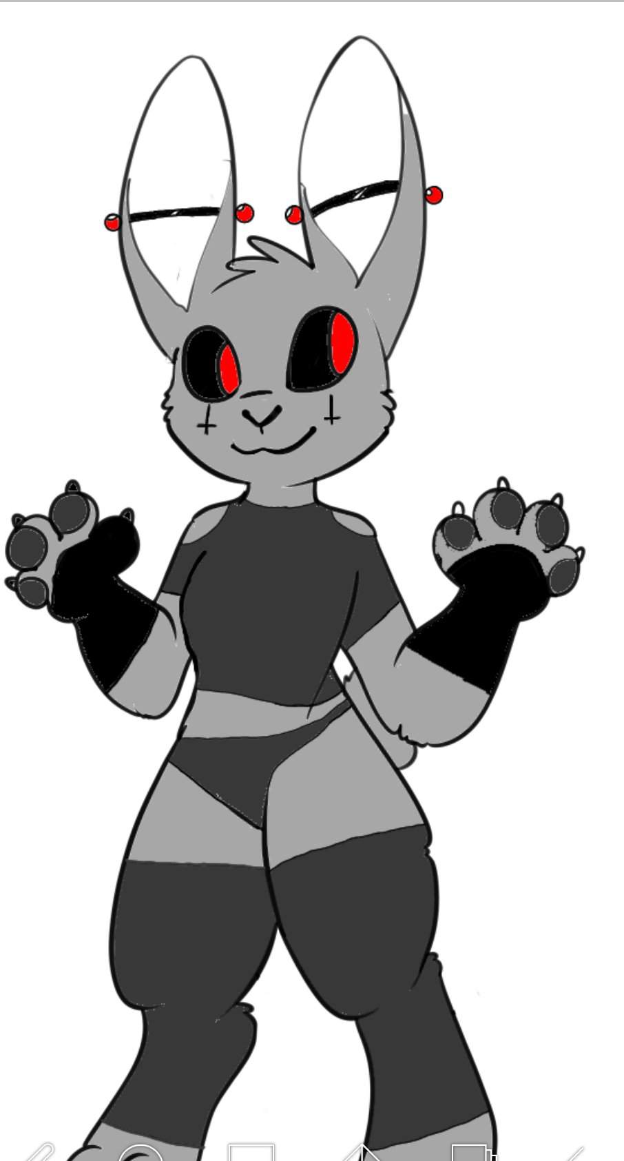 Demon Bunny Named Ace Gay Amino Fur Furries Amino