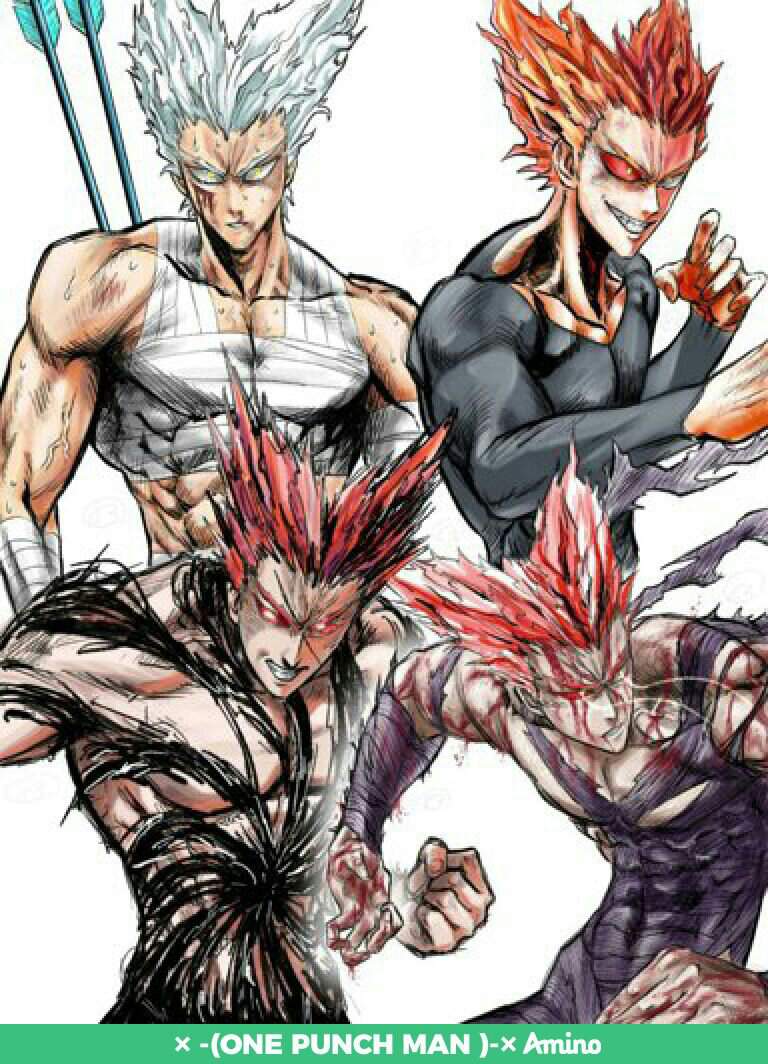 Todas Las Transformaciones De Garou One Punch Man Amino