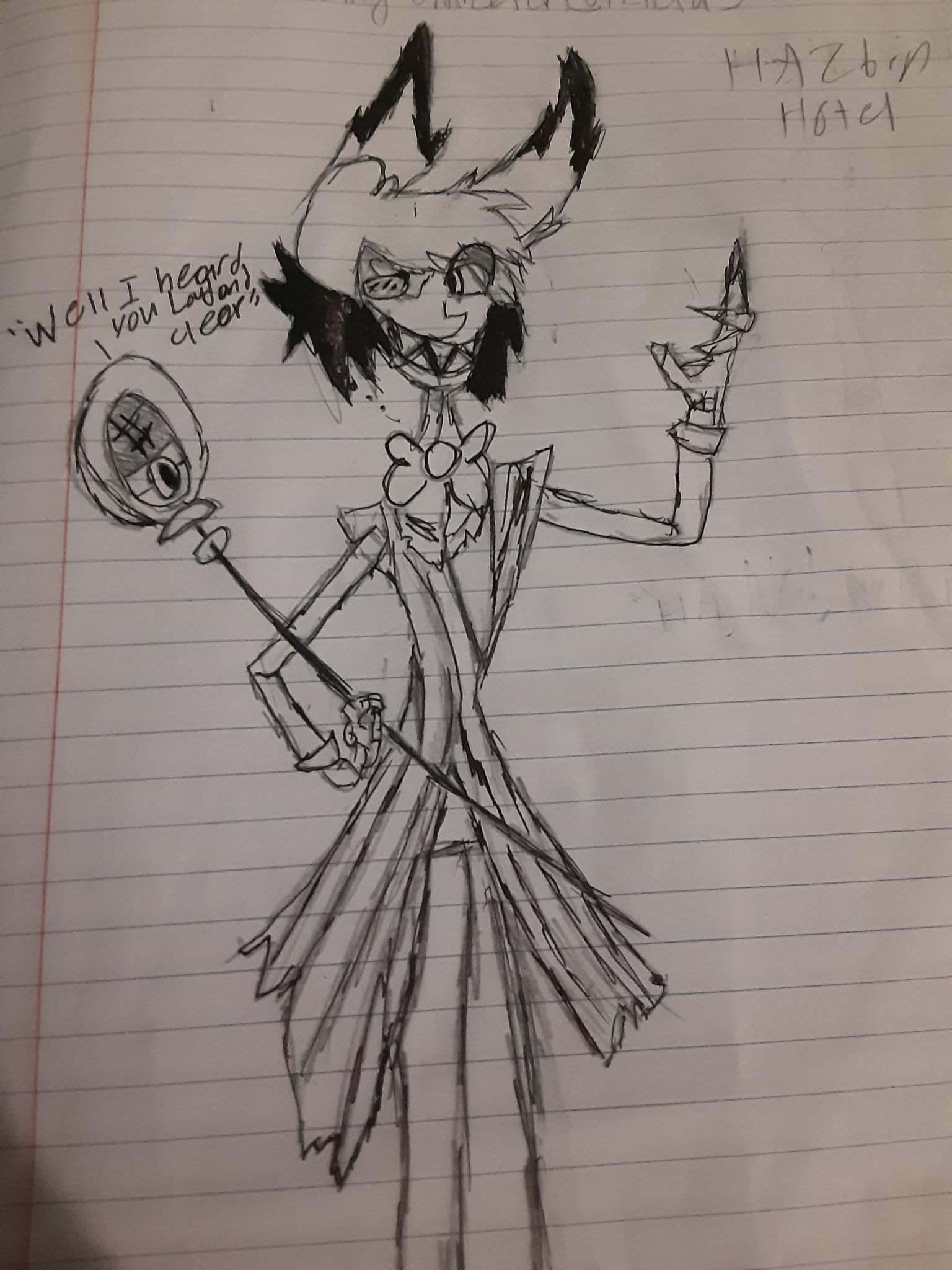 Alastor Drawing Hazbin Hotel Official Amino