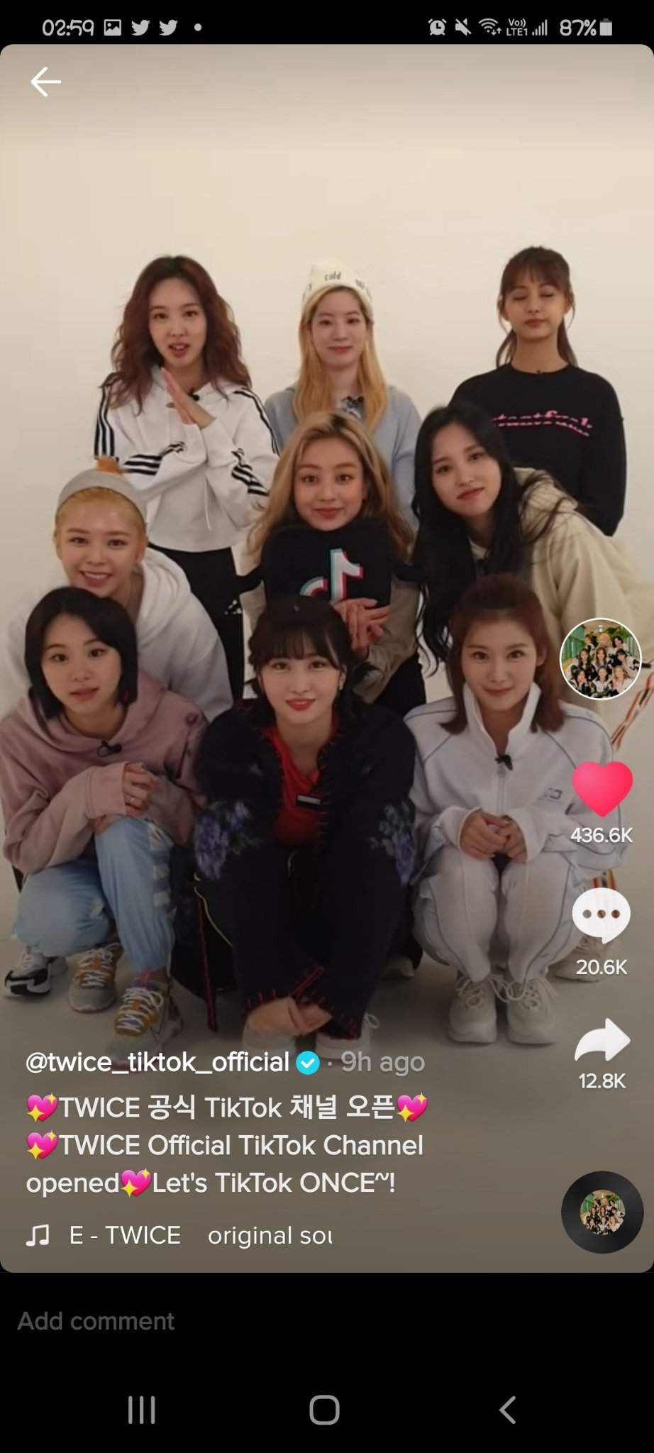 Twice Tiktok Twice 트와이스 ㅤ Amino