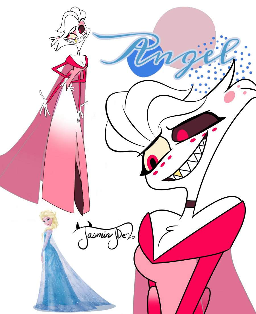 Angel Dust Disney Princess Design (Part 6) Hazbin Hotel (official