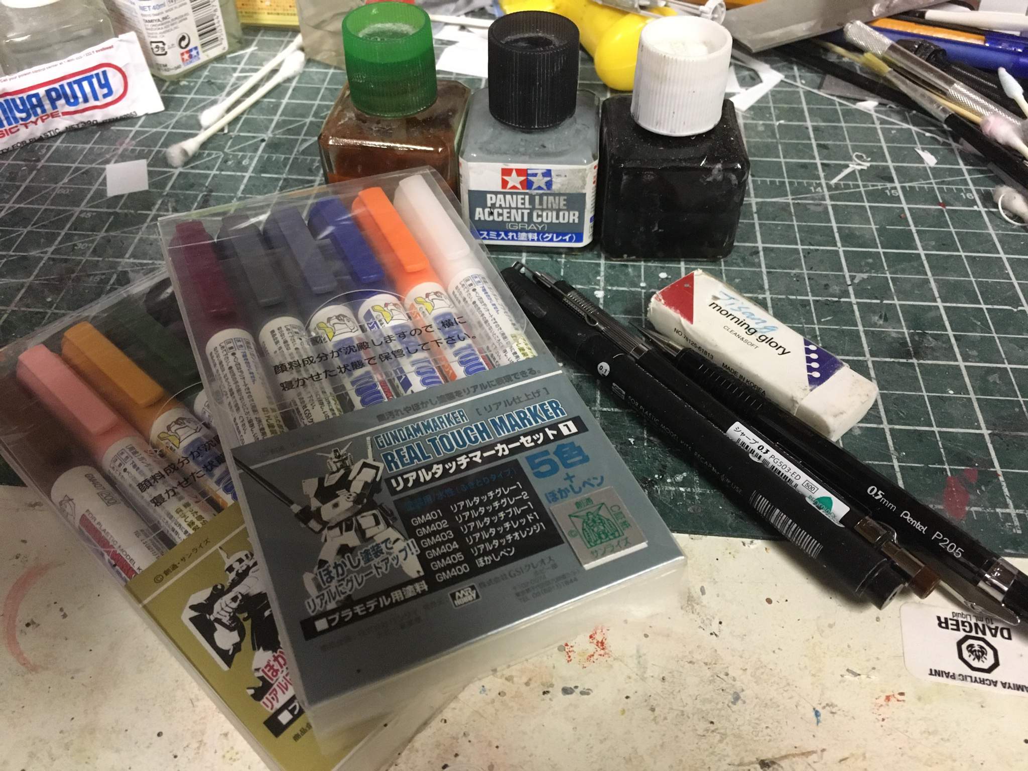 UA-90222 Model Panel Line Pen Panel Line Tool for Gundam Accessories DIY 