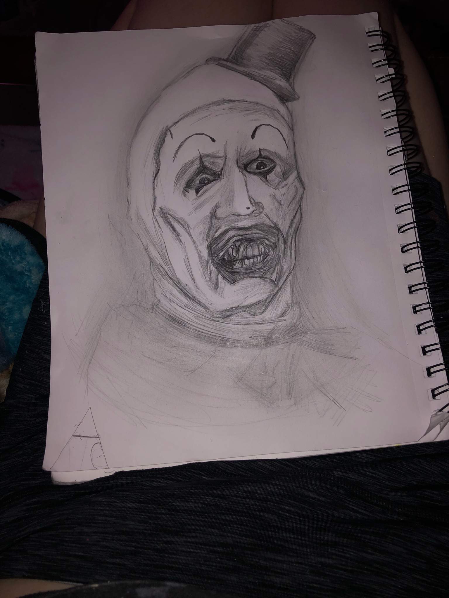 Terrifier Art the Clown drawing Horror Amino