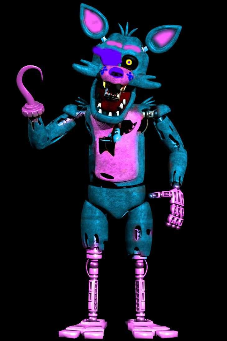 fnaf blacklight foxy