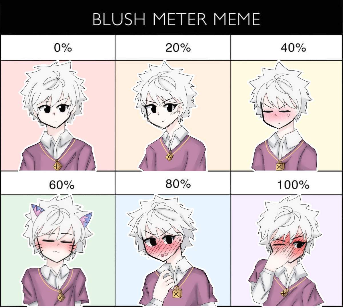 Featured image of post Blush Meter Meme Anime Anyway i finally finished all my three kids
