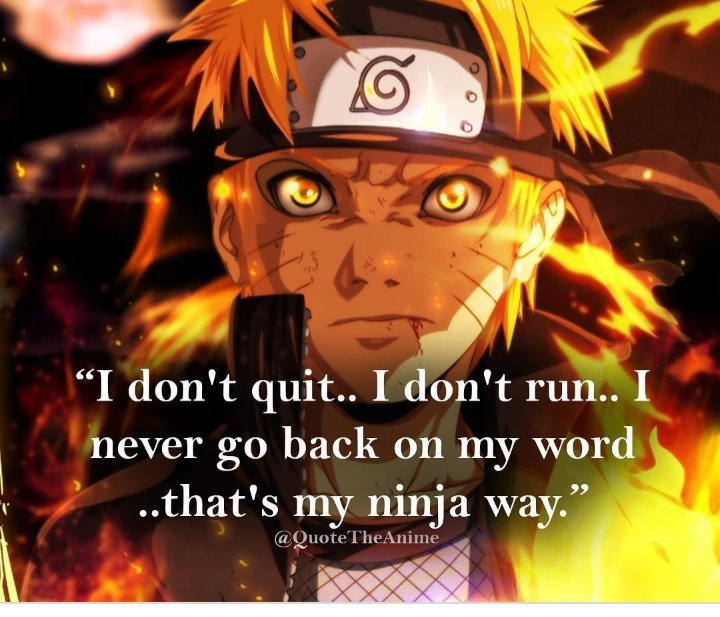 My Favorite naruto quote out of all of them | Naruto Amino