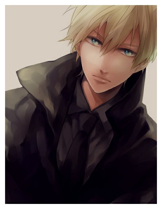 Anime guys blonde hair