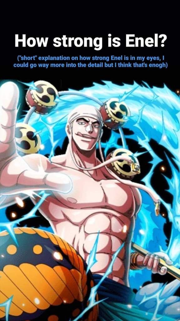 Enel Powerlevel👑🔥 One Piece Amino