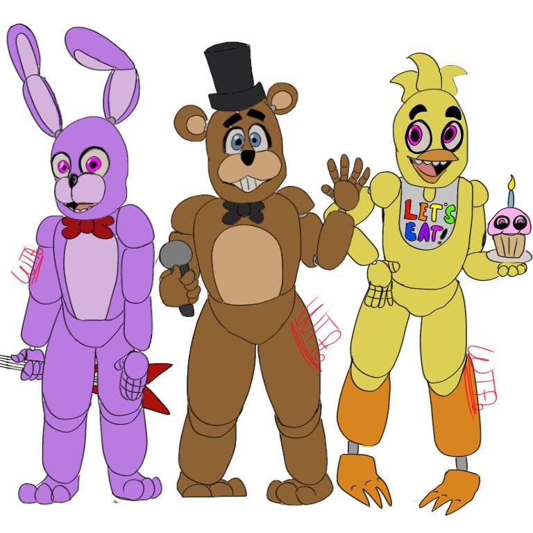 The Classic Fnaf Gang Five Nights At Freddys Amino