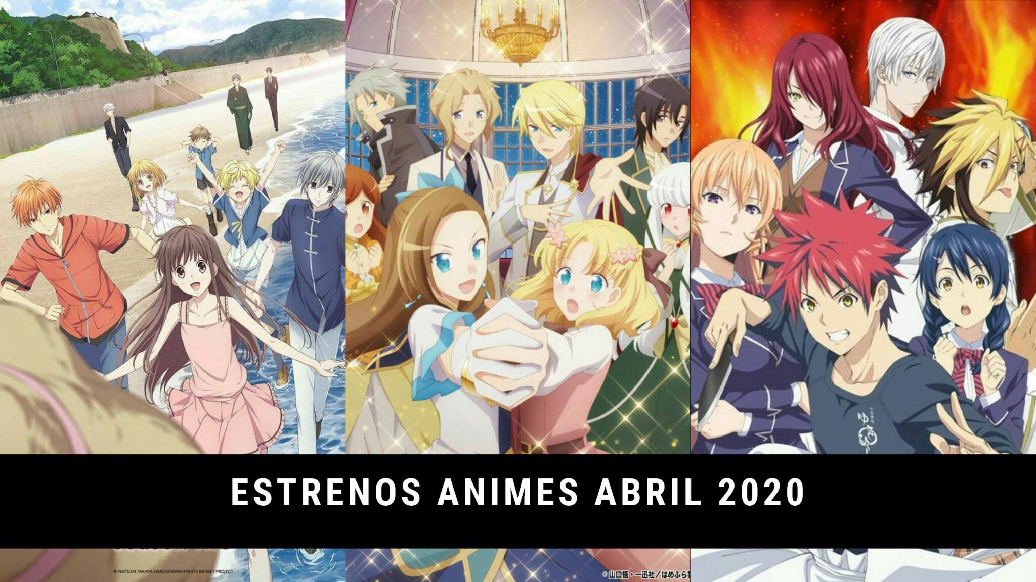 Los Estrenos Animes De Abril 2020 •Anime• Amino