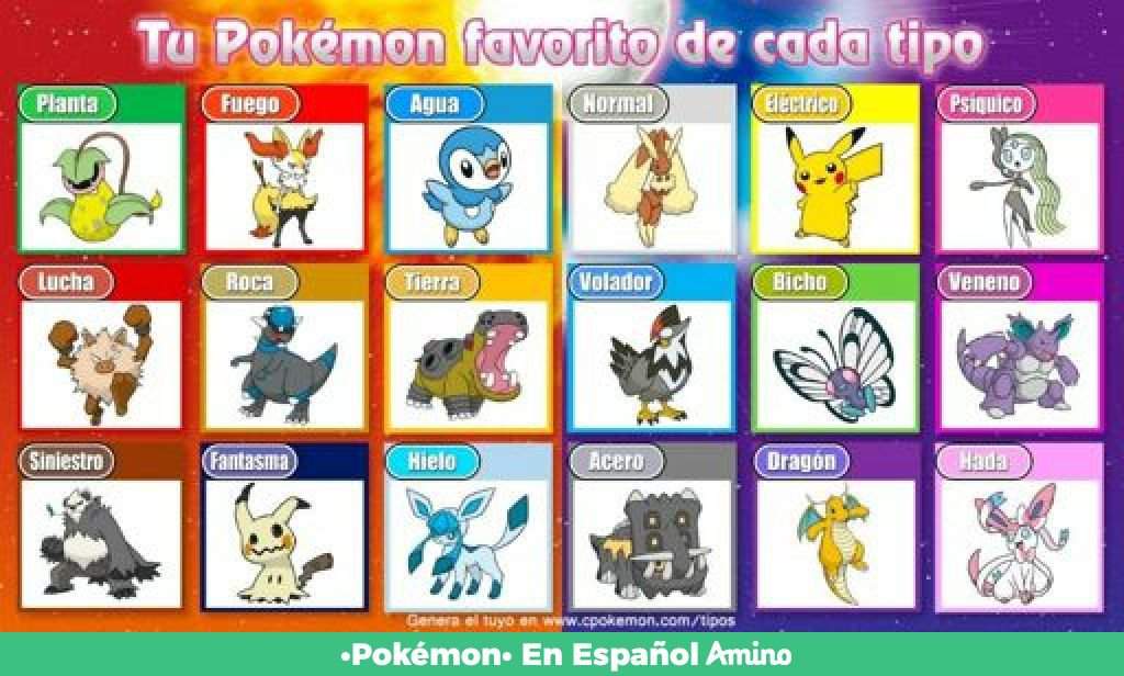 Mis Pokémon Favoritos De Cada Tipo •pokémon• En Español Amino