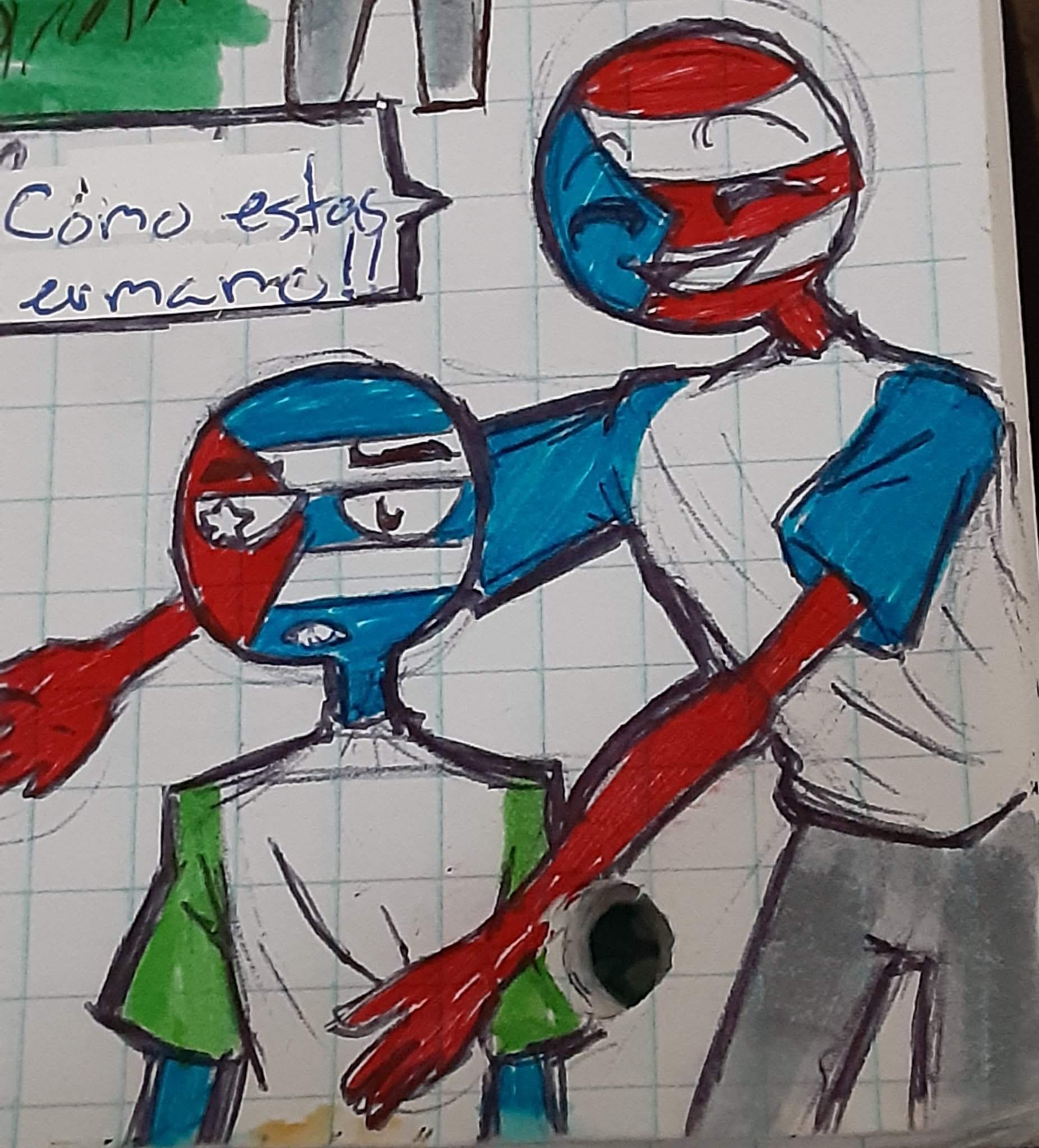 Cubaandpuerto Rico •countryhumans Amino• Eng Amino 