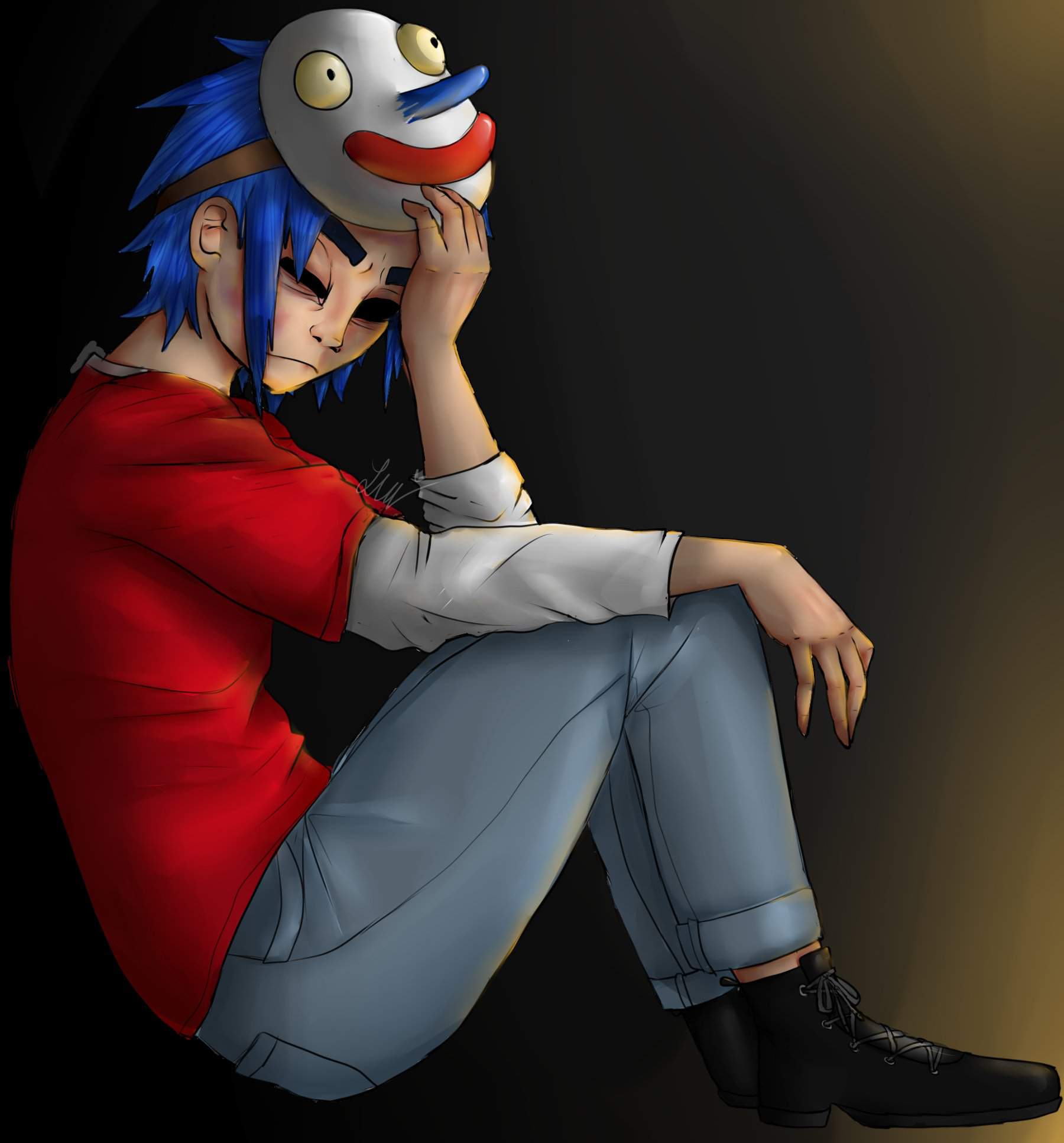 Stylo 2d Fanart 13 Gorillaz Amino