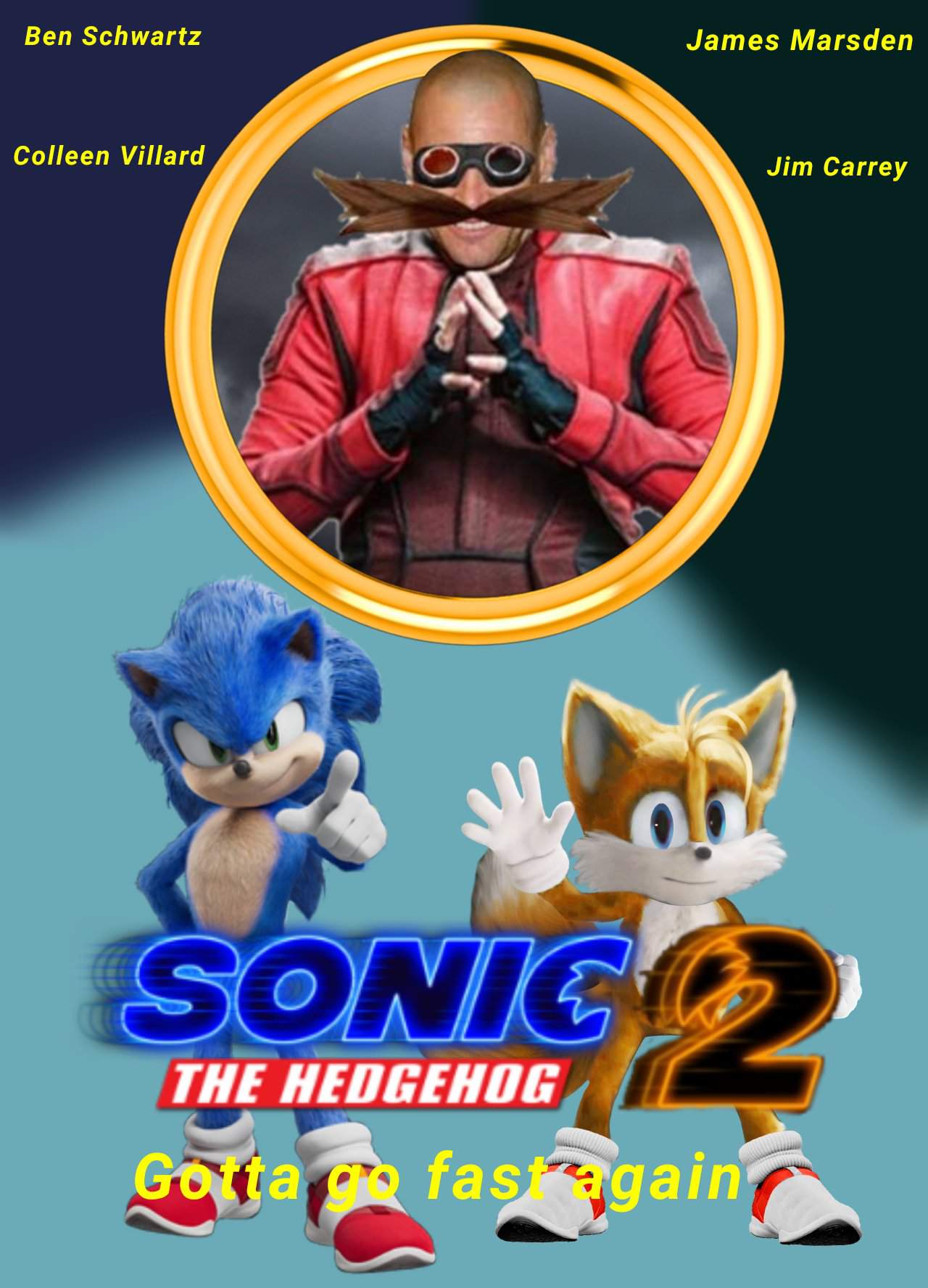 Sonic Movie 2 Fan Poster Sonic The Hedgehog Amino
