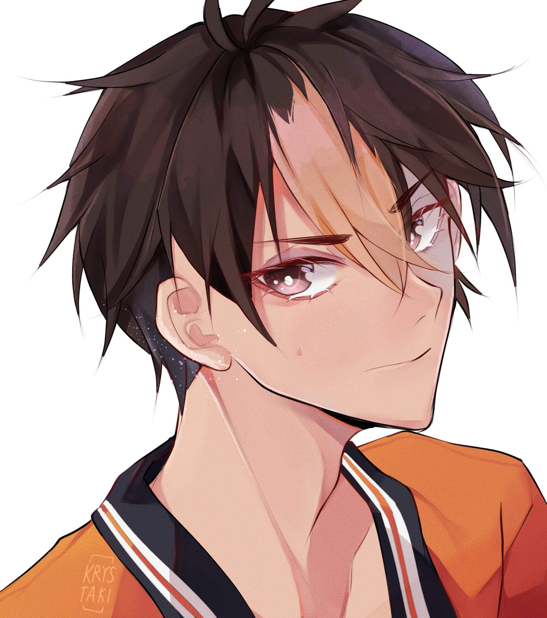 Nishinoya With His Hair Down 