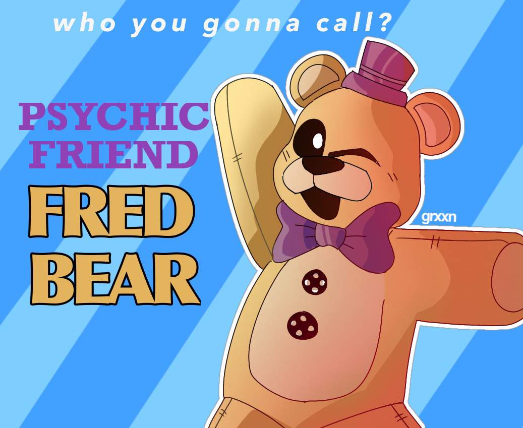 fnaf psychic friend fredbear plush