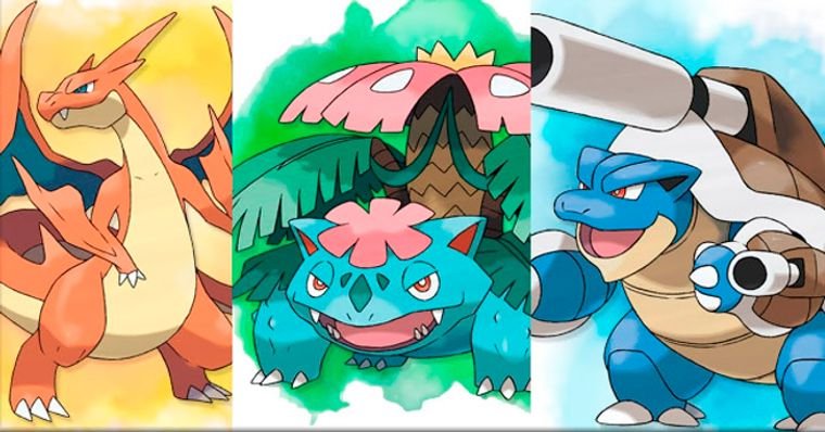 pokemon x and y mega charizard blastoise venusaur