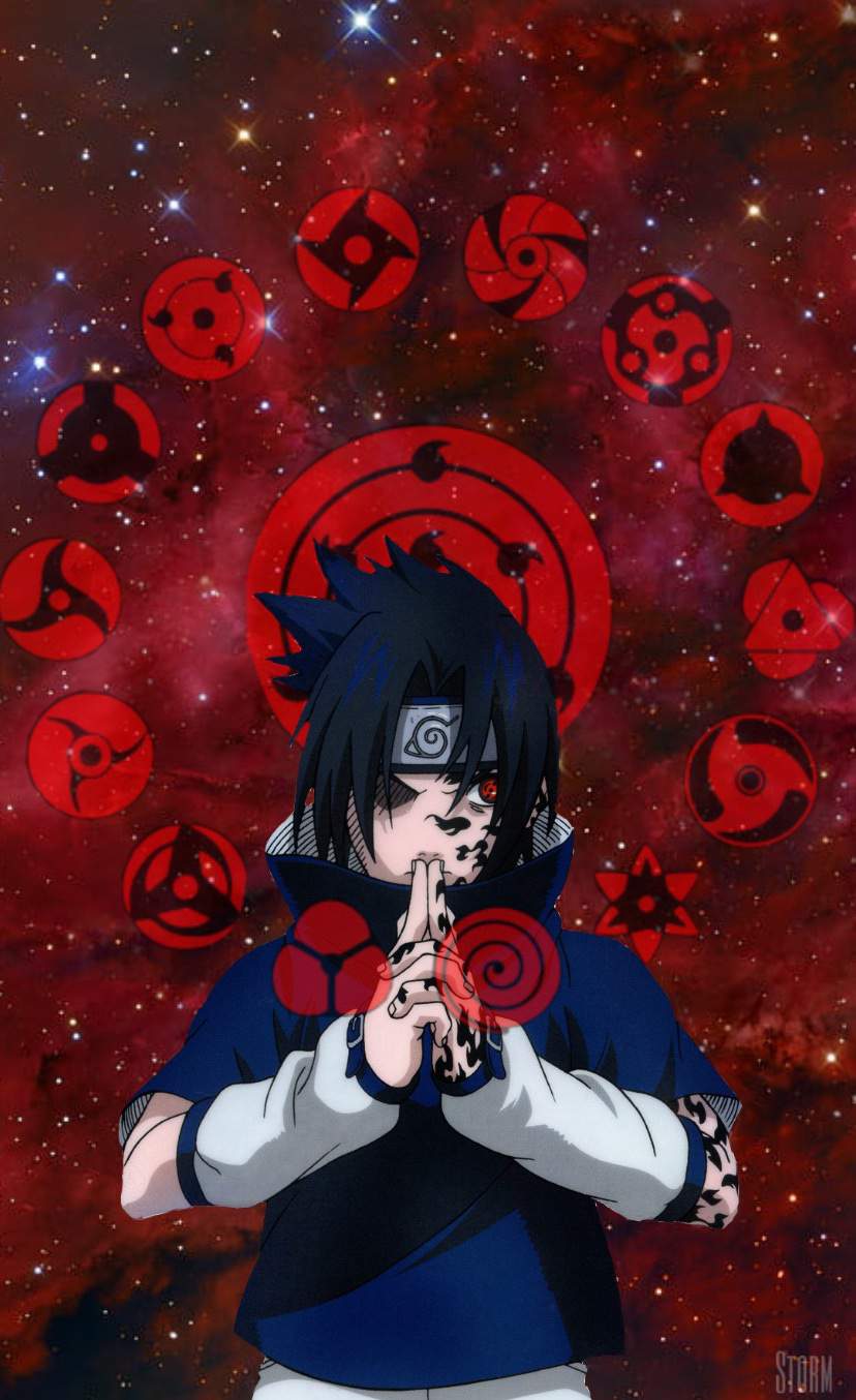 Featured image of post Sasuke Background Red