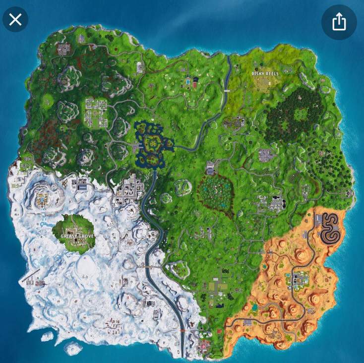 If these two locations were on the Season 7 map the Fortnite map would