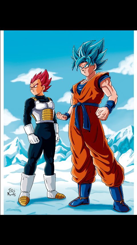 Los amigos Goku y Vegeta | DRAGON BALL ESPAÑOL Amino