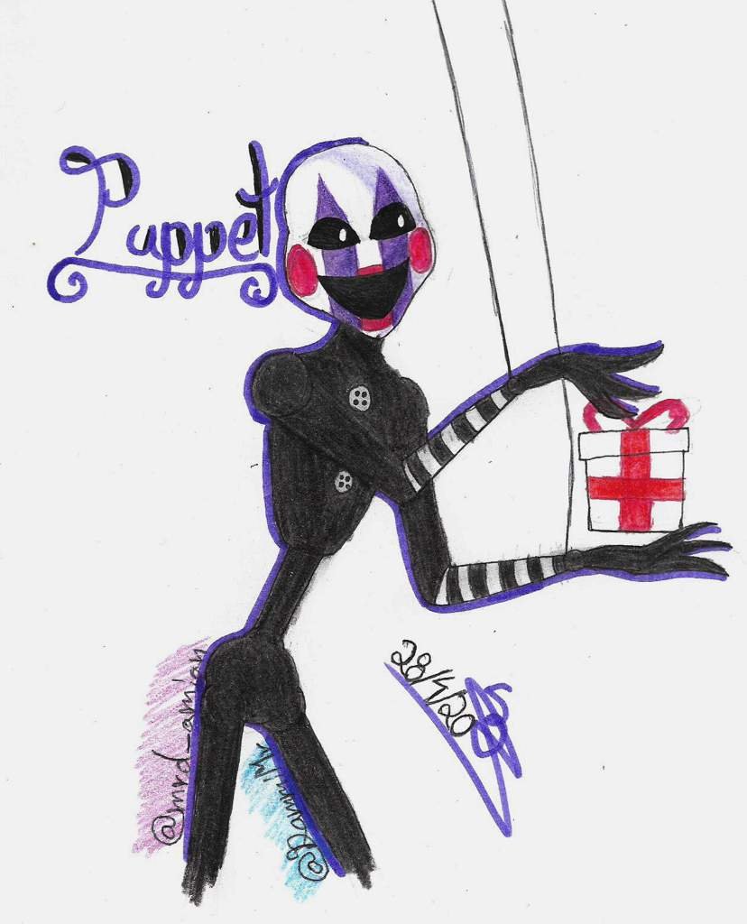 Dibujo de Puppet FNAF2 FNaF Amino [ Español ] Amino