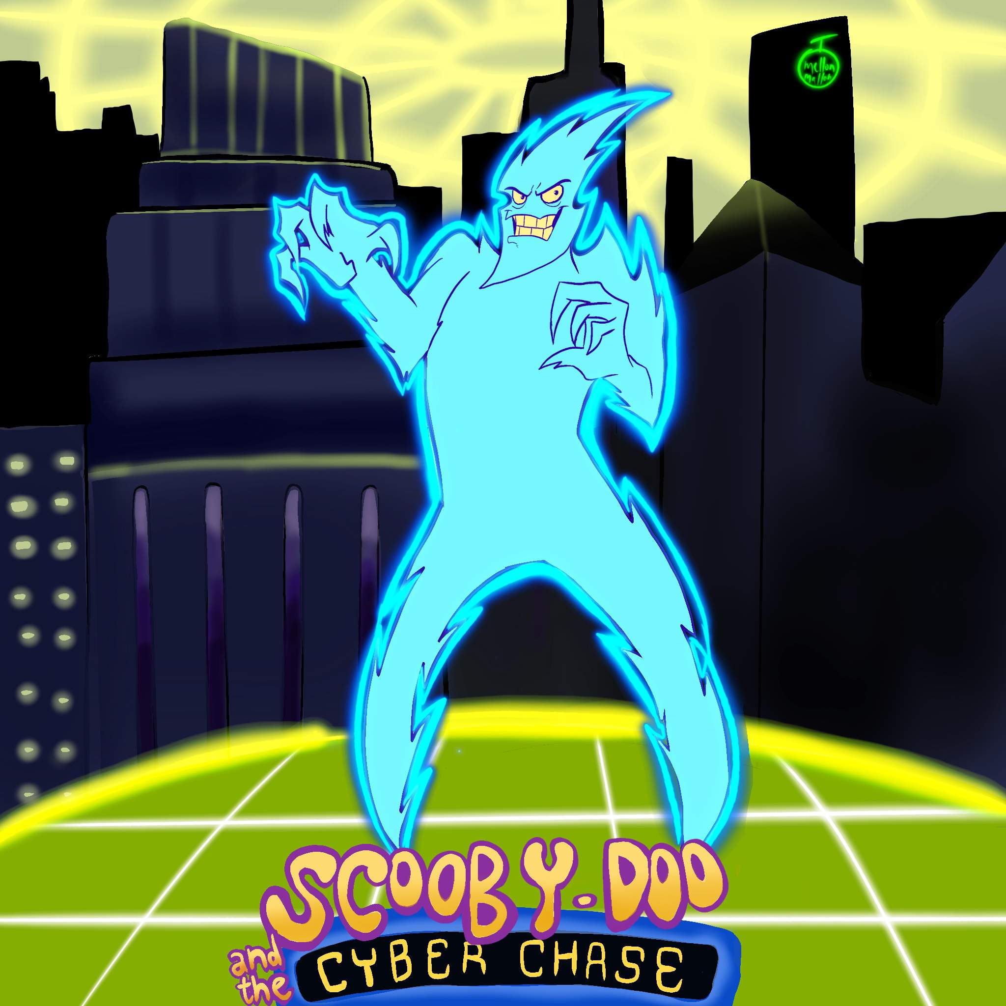 scooby doo cyber chase coloring pages