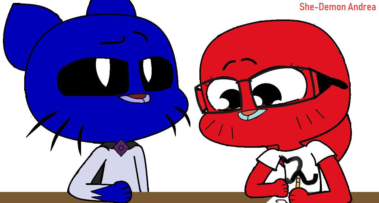 Me And Dark Gumball Amazing World Of Gumball Amino