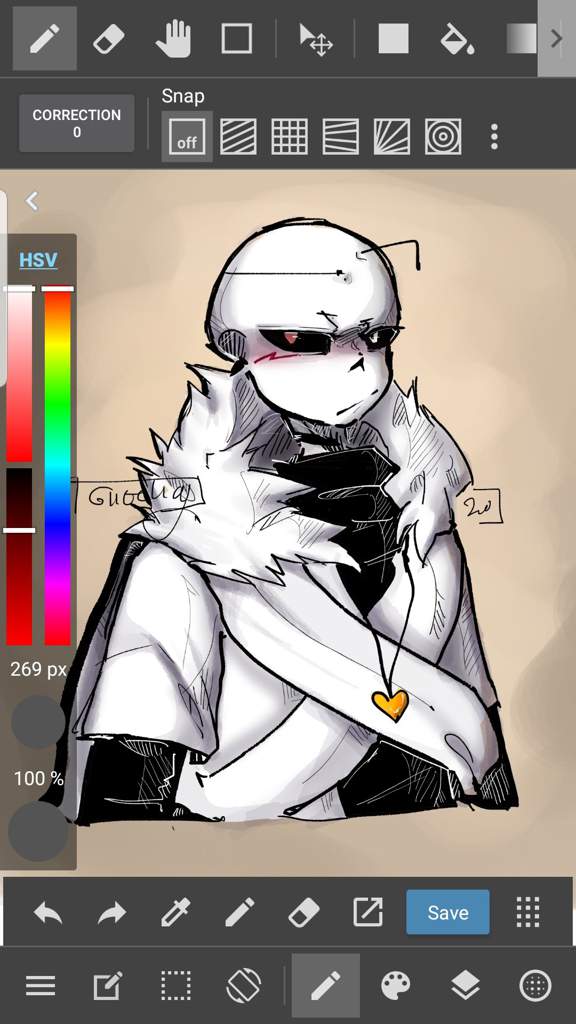 cross :x: [x-tale fanart] :hocho