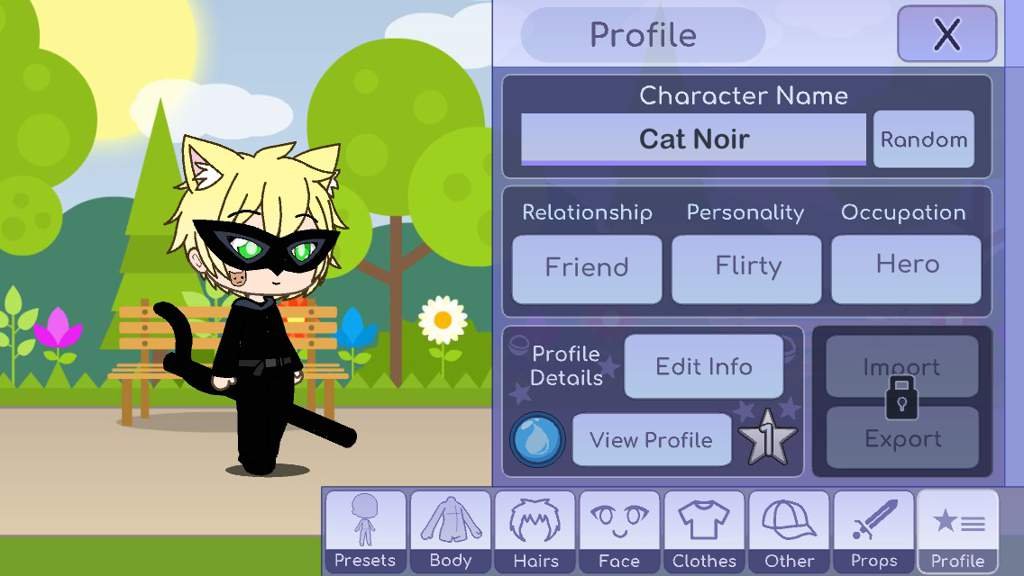Cat Noir— Gacha life Miraculous Amino