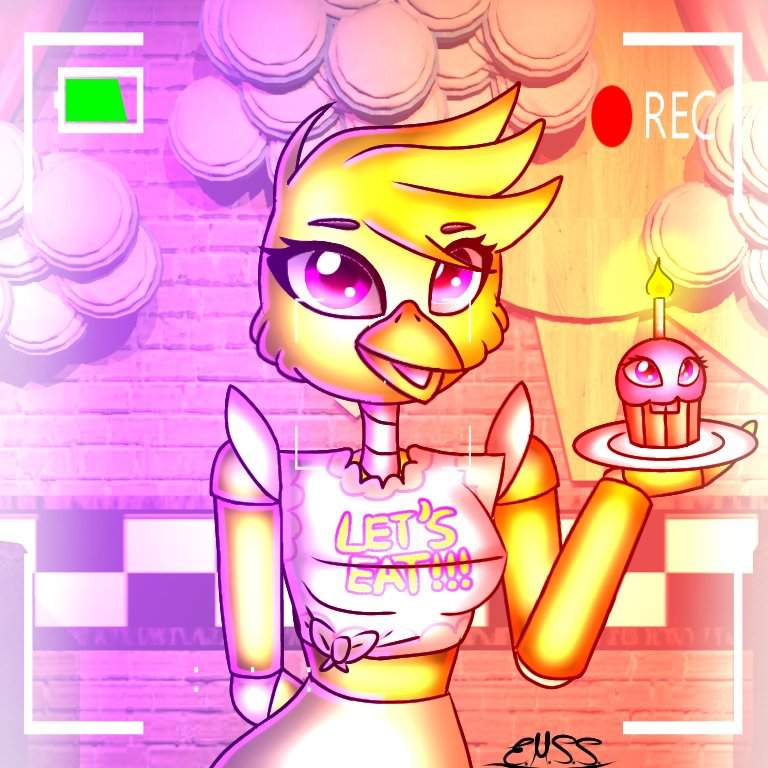 Fanart Of Chica The Chicken Fnaf 1 Five Nights At