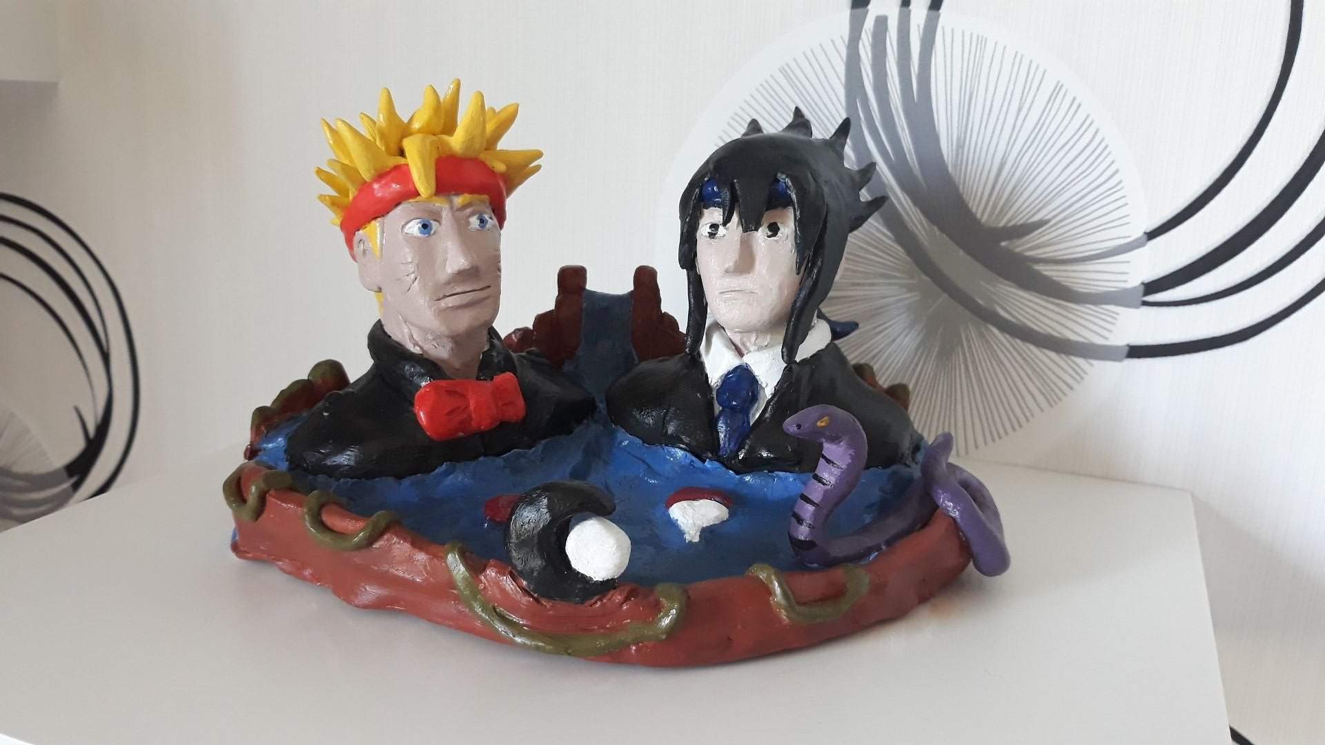 naruto clay sculpture