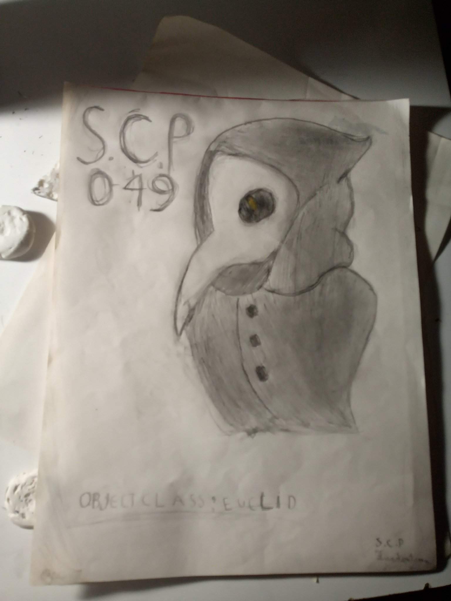 A Drawing Of Scp 0 49 Scp Foundation Amino