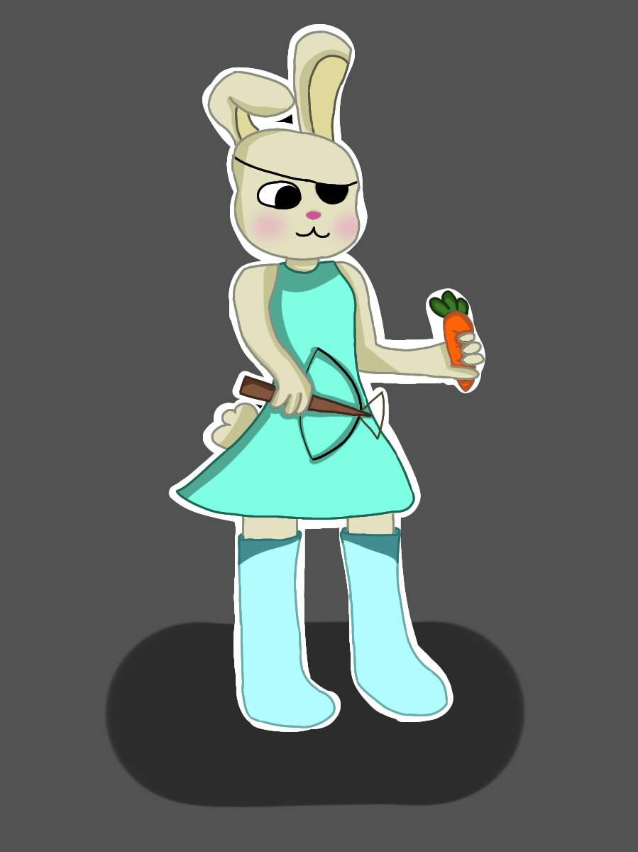 Dibujo de Bunny piggy art Roblox Amino en Español Amino