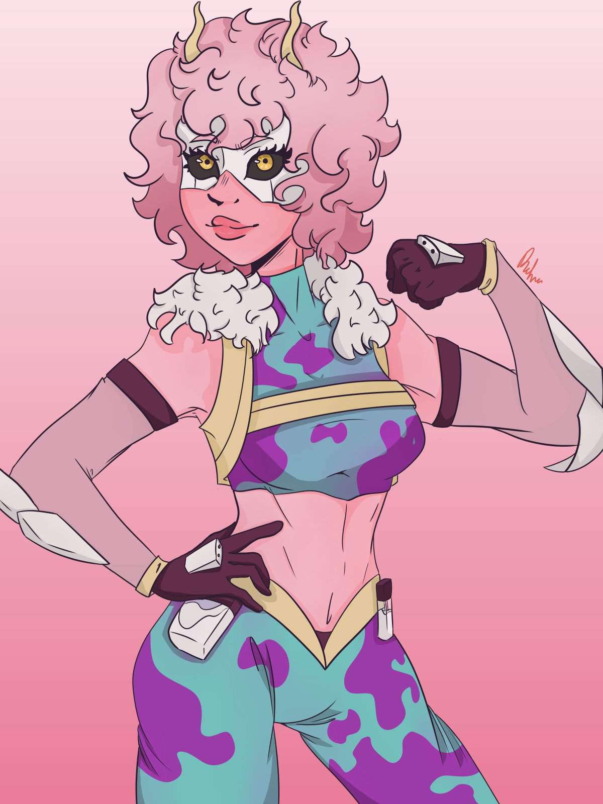 Mina Ashido Redesign My Hero Academia Amino 6833