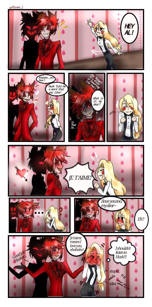 Word Charlie X Alastor Short Comic Hazbin Hotel Official Amino