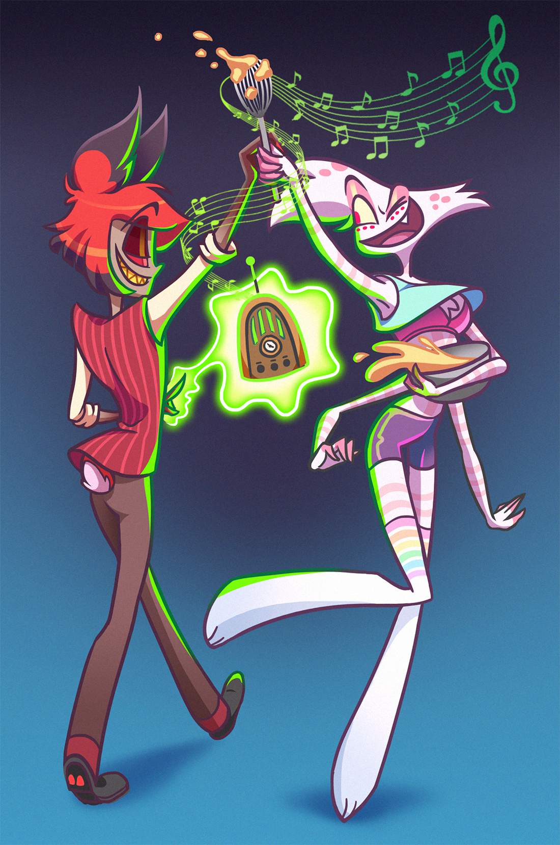 Radiodust Week 1 Dancingcooking Hazbin Hotel Official Amino