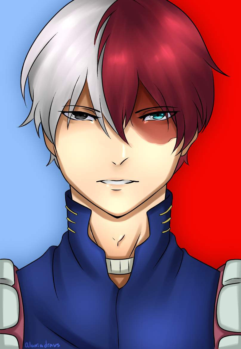 Six Fanarts Challenge #3 - Shoto Todoroki 