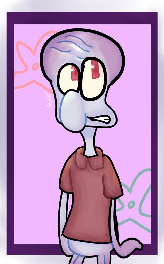 Drawing Squidward - 4tgjfvr