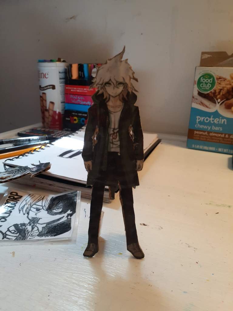 Mini Nagito cardboard cutout Danganronpa Amino