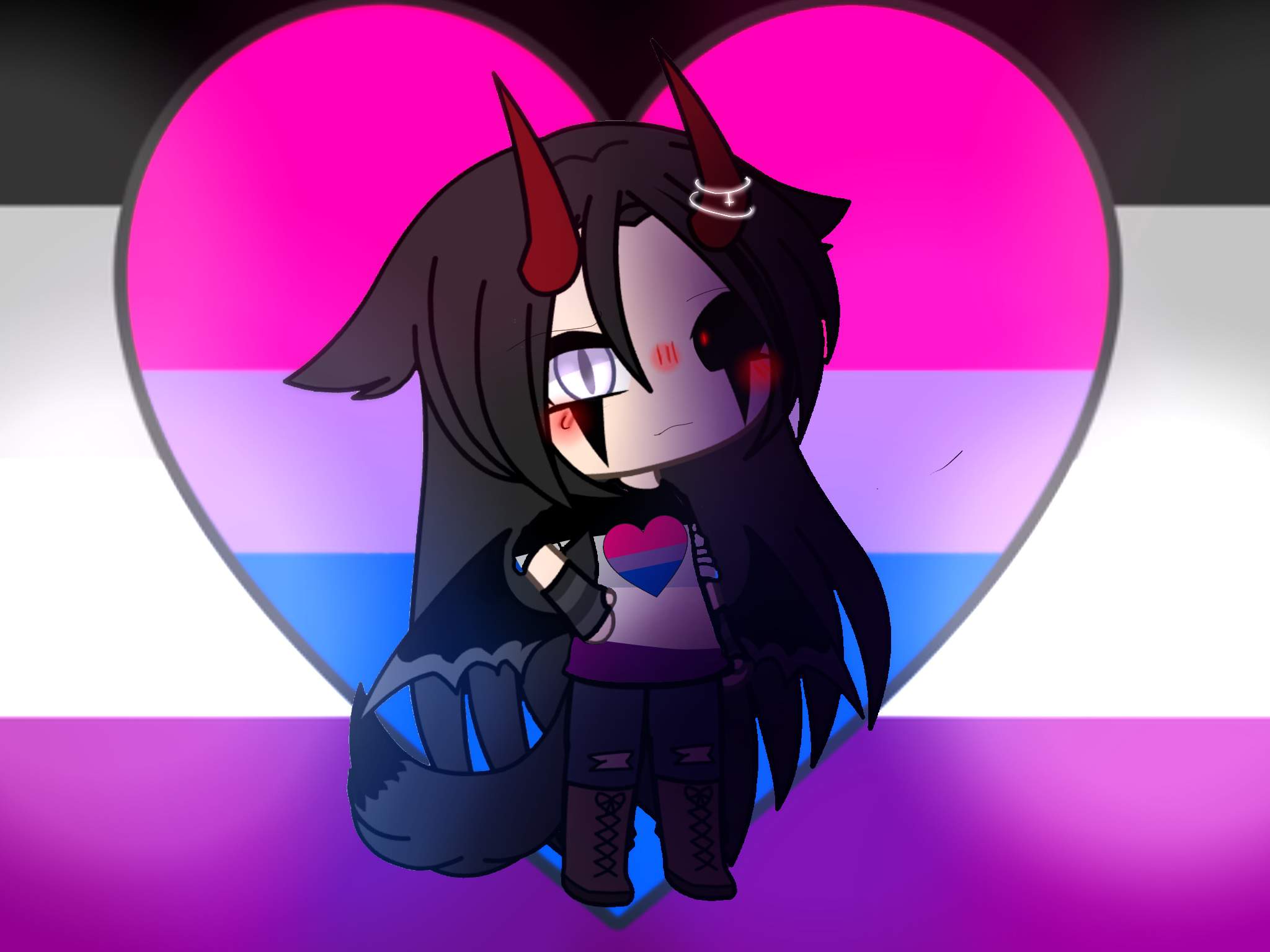 🏳️‍🌈bisexual Asexual Pride Edit 🏳️‍🌈 Gacha Life Amino