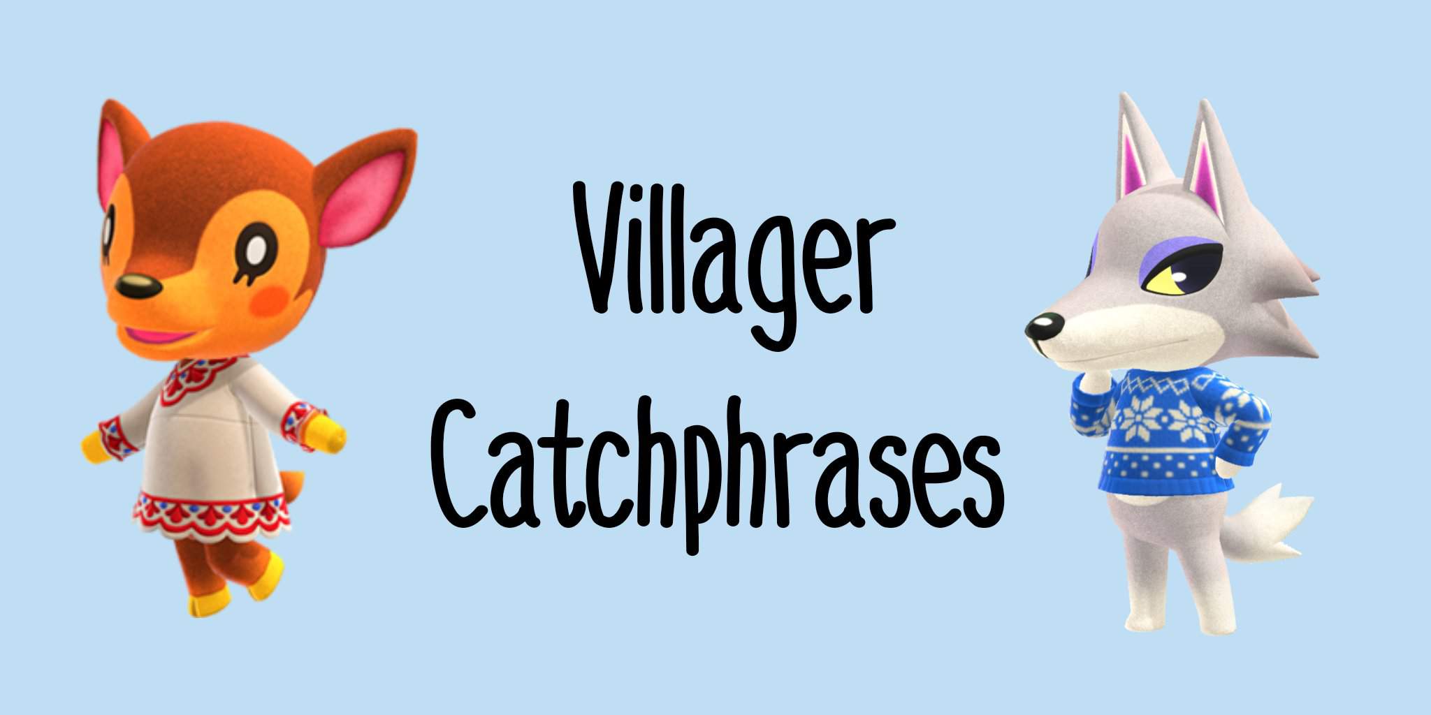 Villager Catchphrases Quiz | Nintendo Switch! Amino