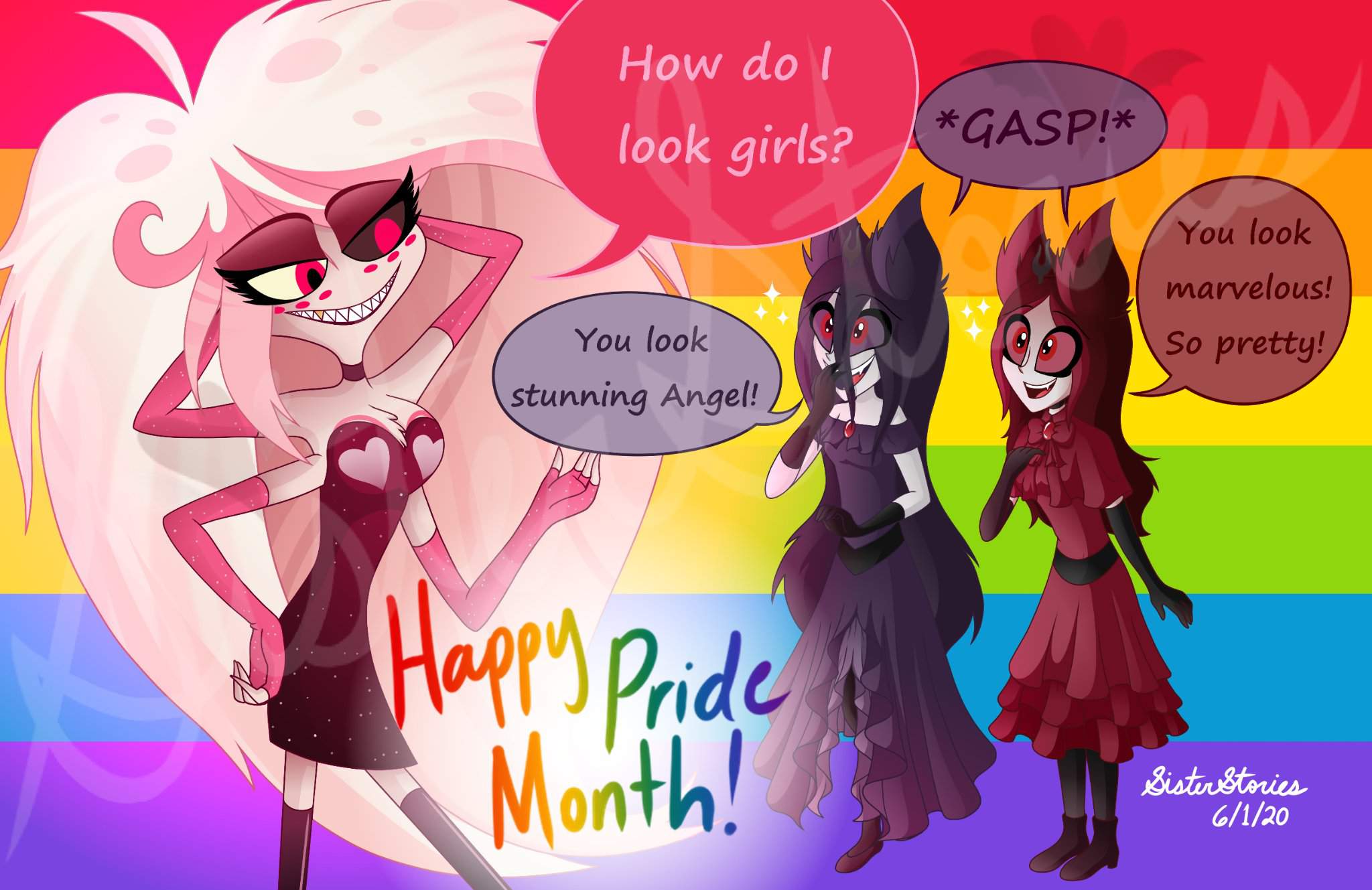 Pride Month Lgbtq Pridehhocs Hazbin Hotel Official Amino 