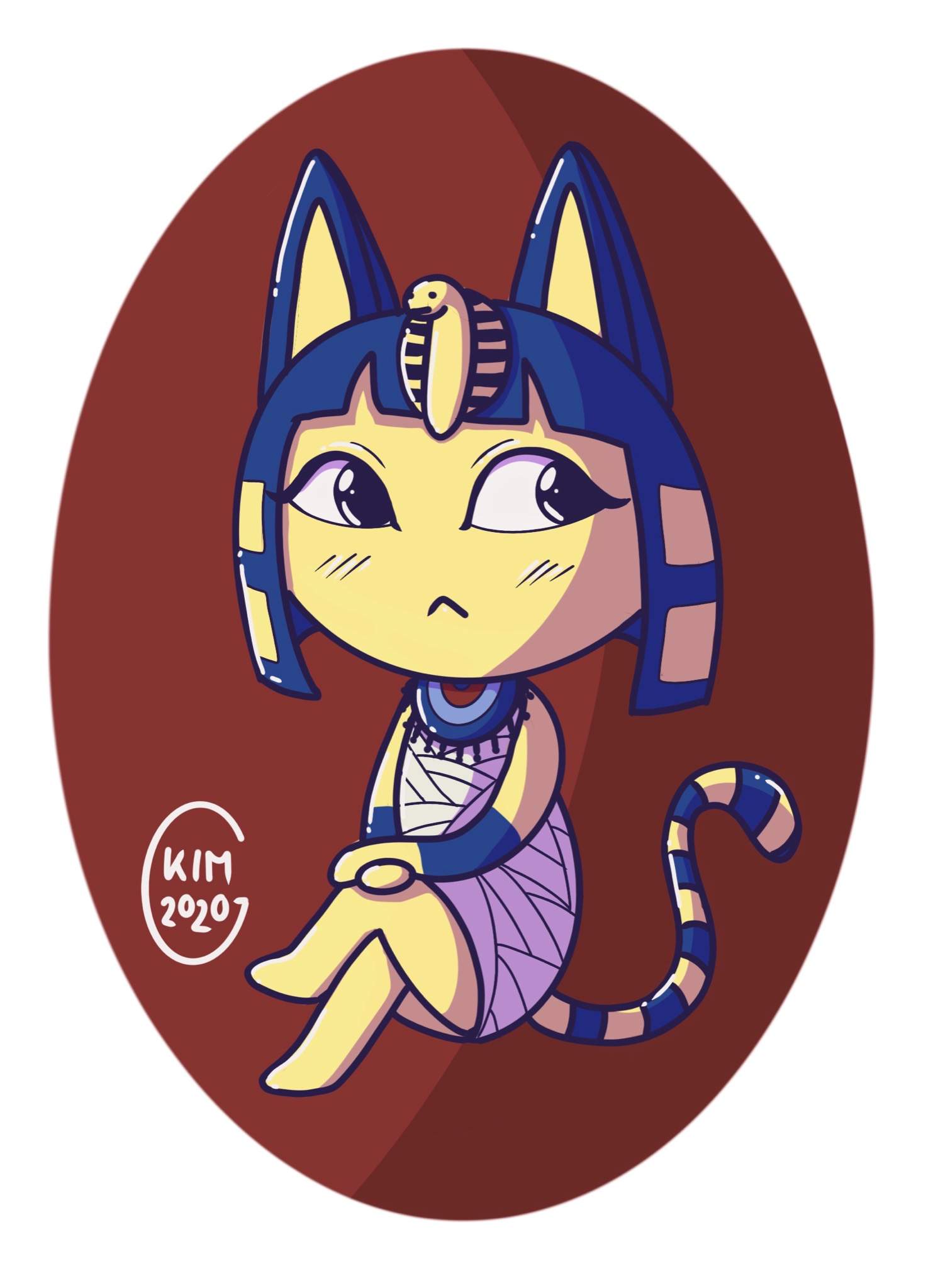 Ankha Drawing😊 | Animal Crossing New Horizons Amino