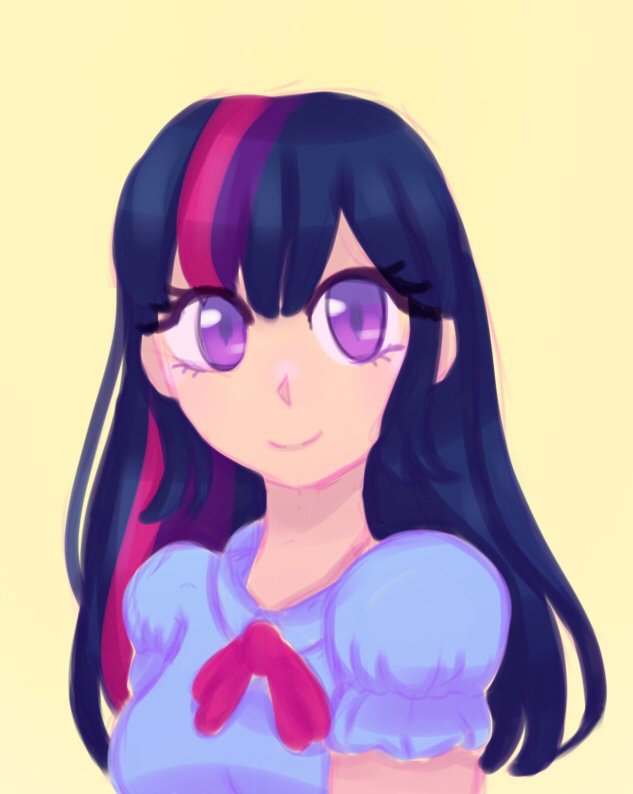 Twilight in an anime-ish style | My little pony Amino