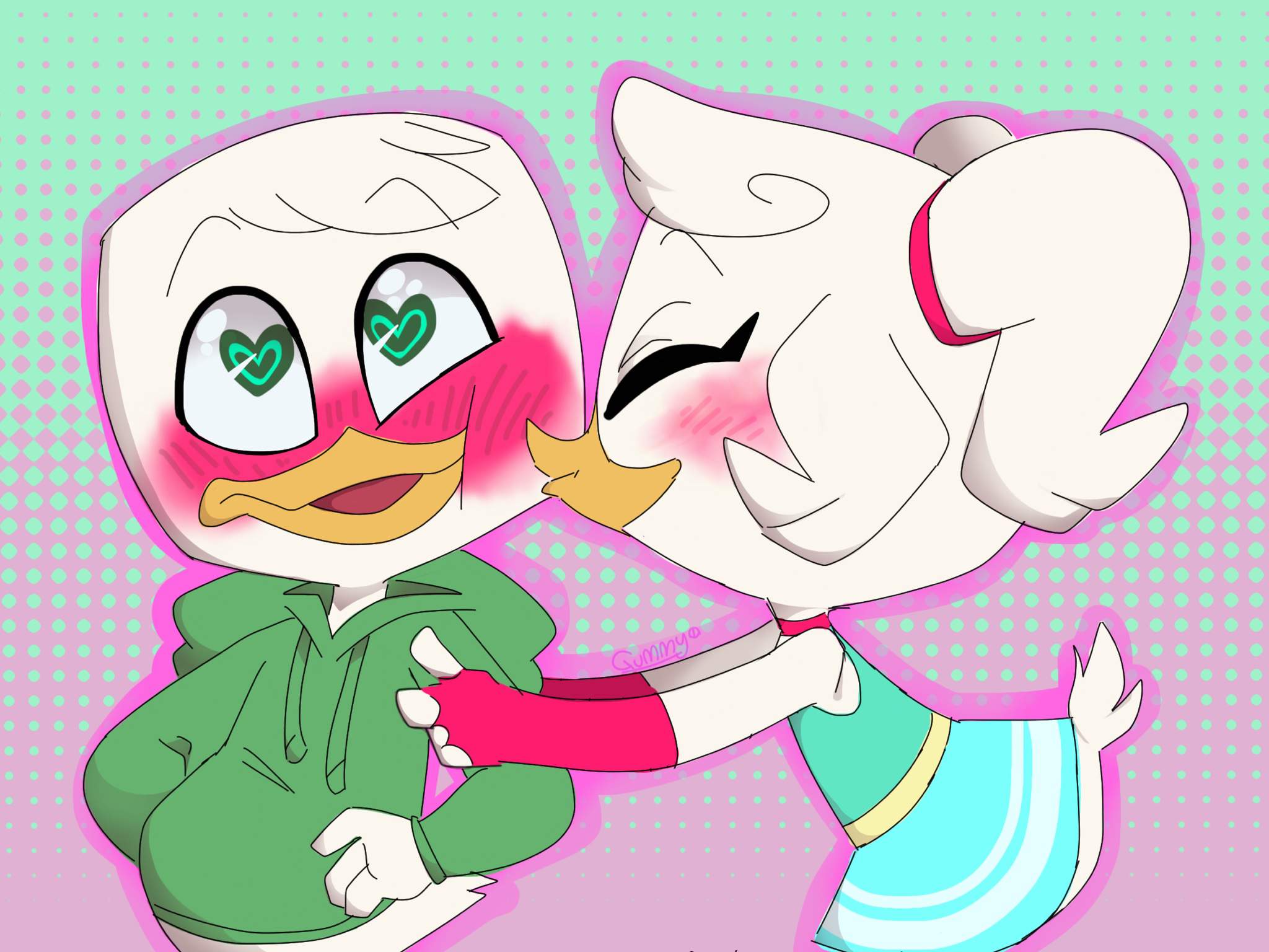 Cute kisses | Duck-Tales Amino