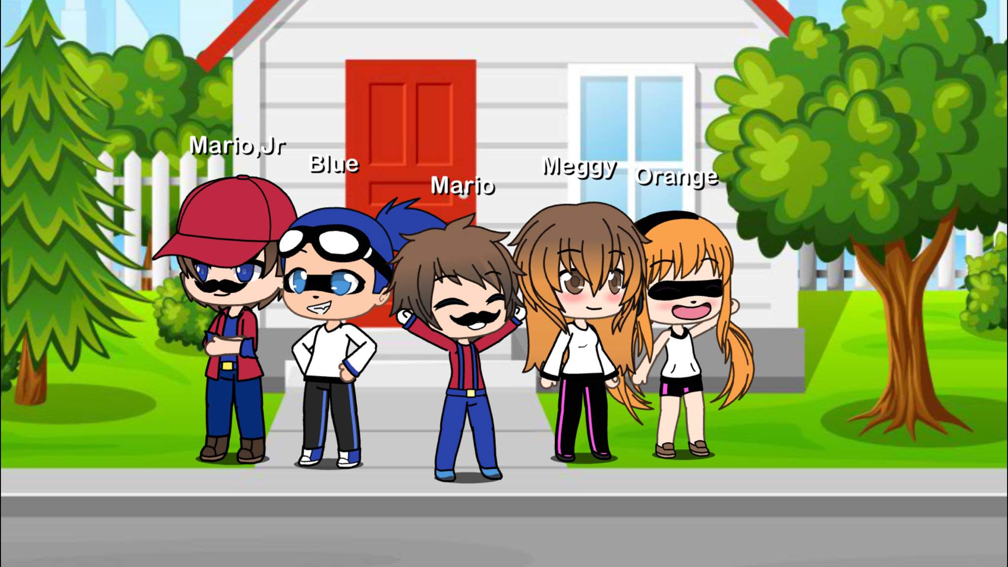 MxM family)VS(SxT family)VS(LxS family) Mario X Inkling Meggy Club Amino.
