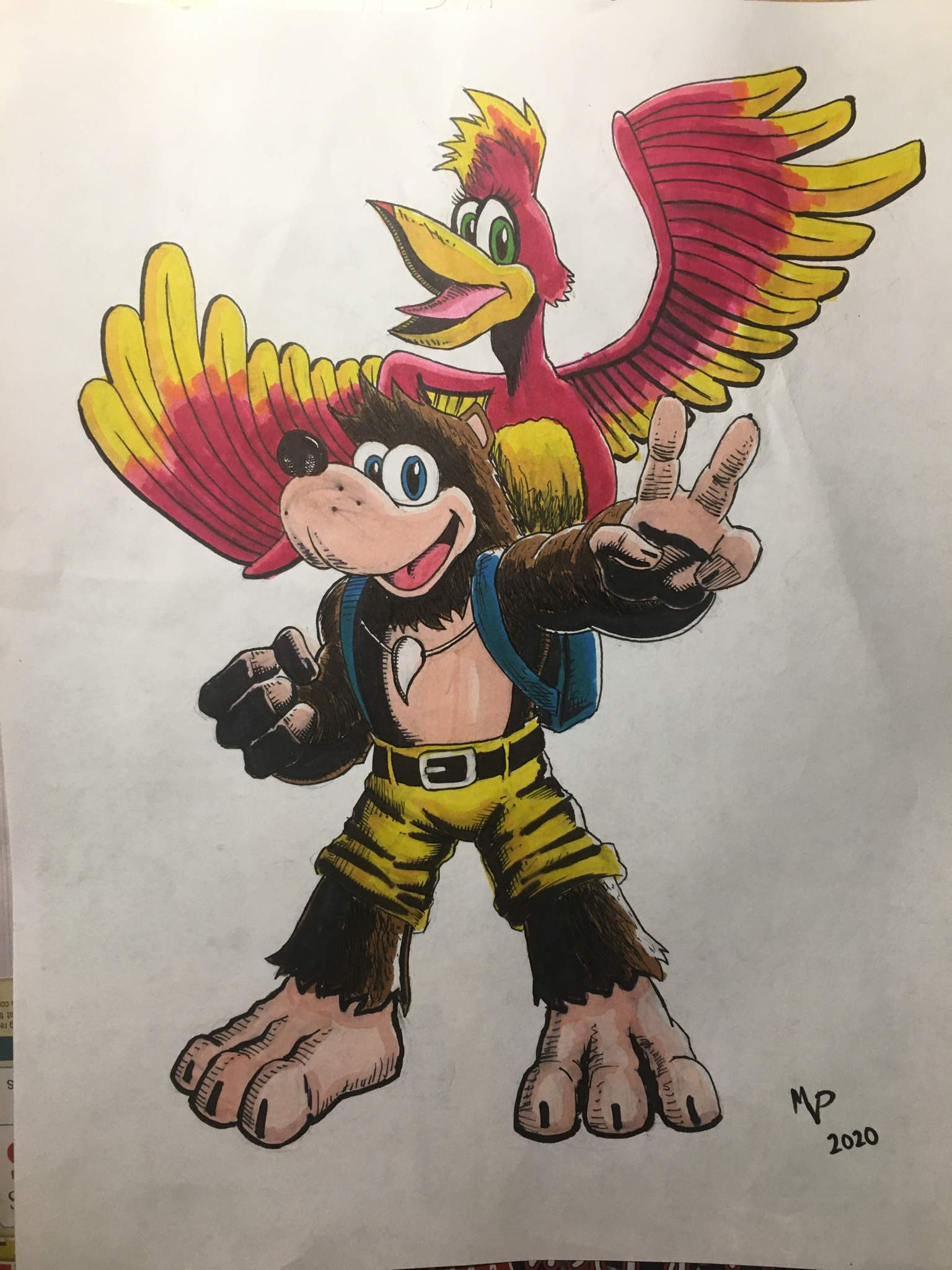 banjo kazooie drawing