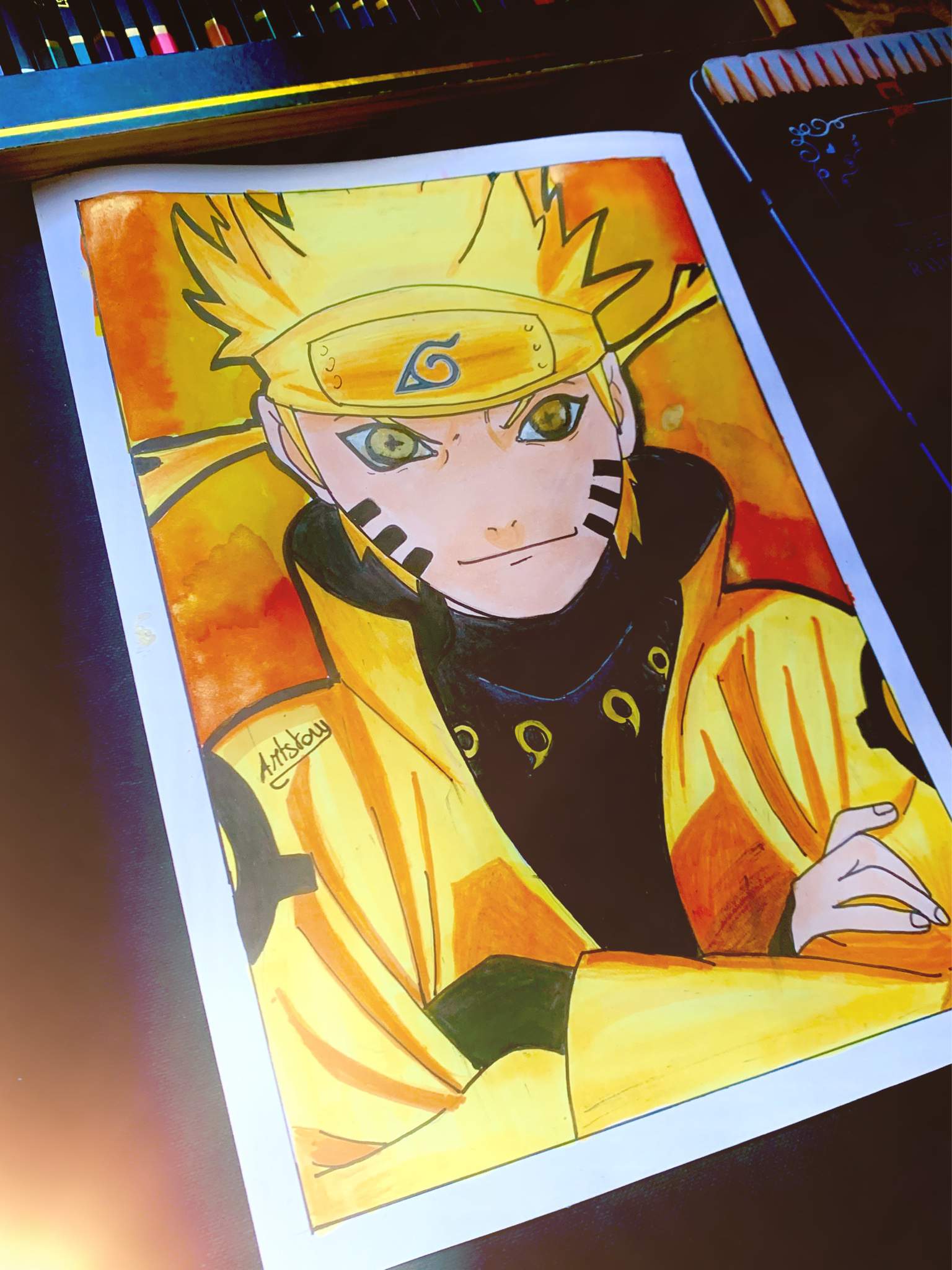 Dessin de Naruto En mode Kurama 🤩 | Naruto & Boruto FR Amino